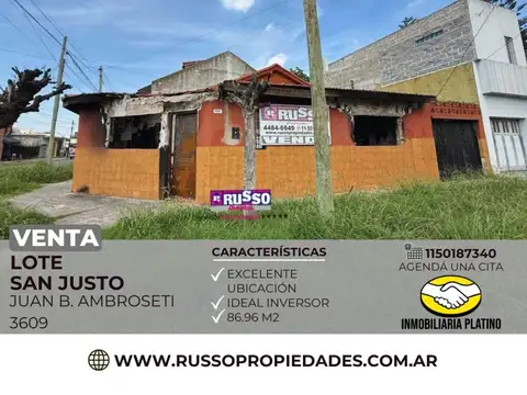 Terreno en Venta en San Justo, Partido de La Matanza