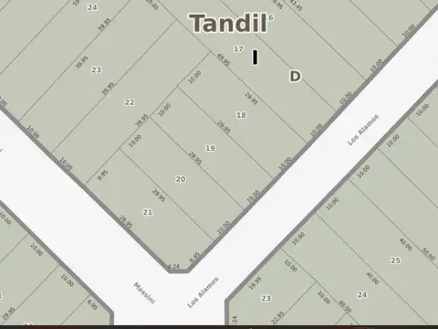 Terreno en Venta en Tandil, Partido de Tandil