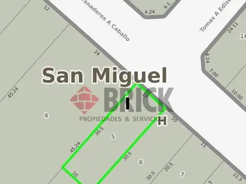Terreno en Venta en San Miguel, Partido de San Miguel