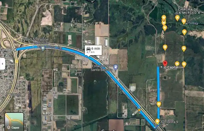Dueño Vende Campo CON ESCRIT. 36,64 Ha. muy cerca de Au.9 y de Circunvalación
