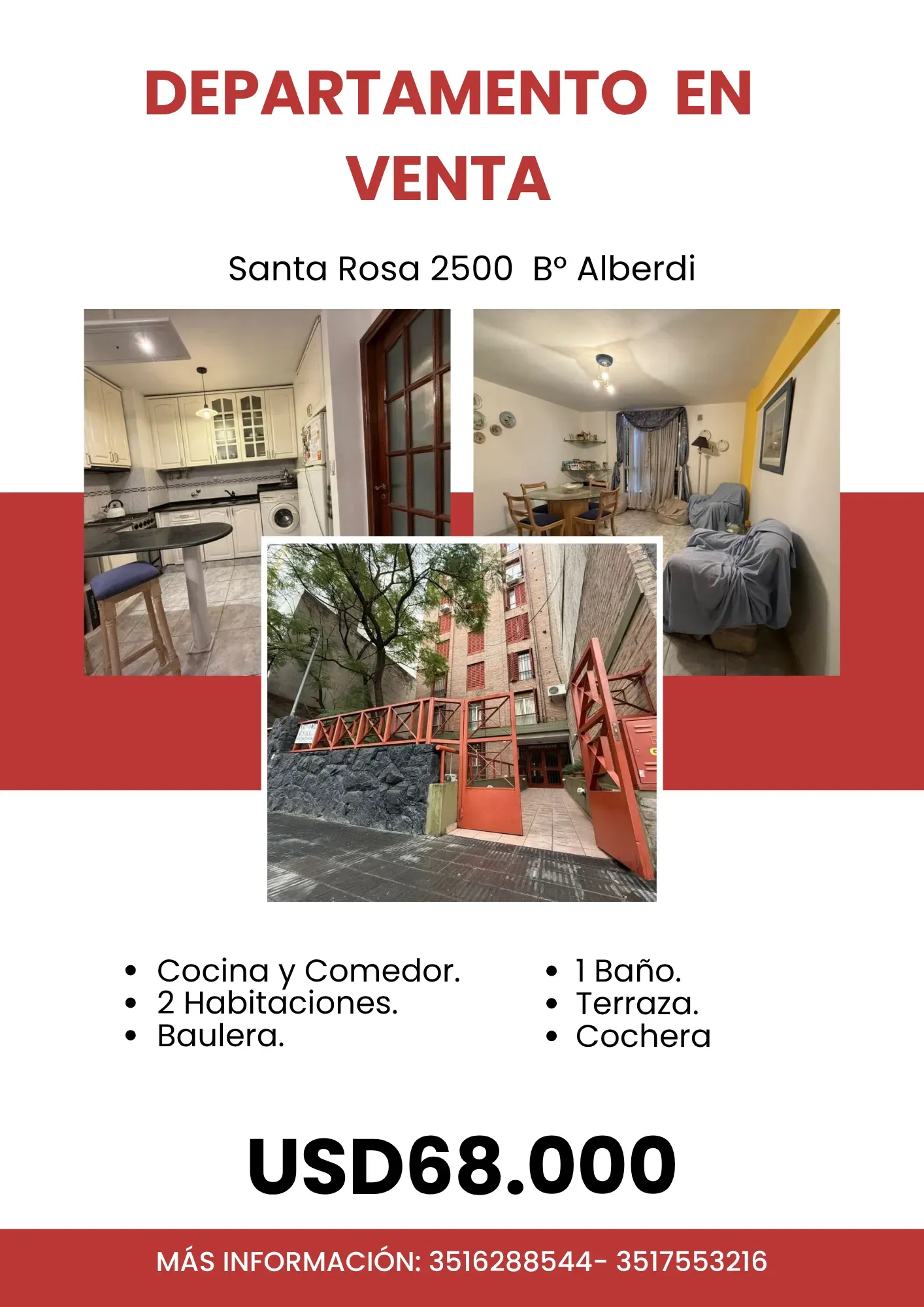 🏡 ¡OPORTUNIDAD EN ALBERDI! | 2 DORMITORIOS + COCHERA