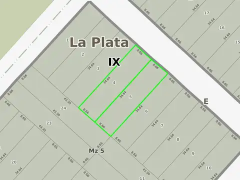 Terreno en Venta en La Plata, Partido de La Plata