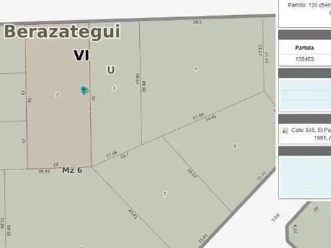 Terreno en Venta en Berazategui, Partido de Berazategui
