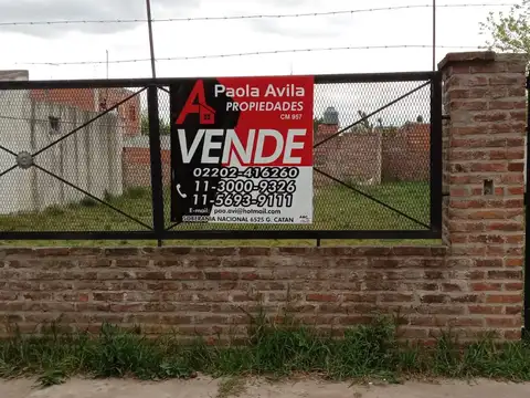 Terreno en Venta en Gonzalez Catan, Partido de La Matanza