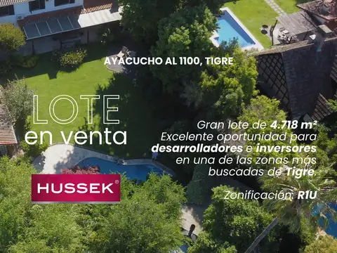 Terreno en Venta en Tigre Centro, Partido de Tigre