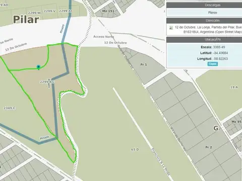 Terreno en Venta en Pilar, Partido de Pilar