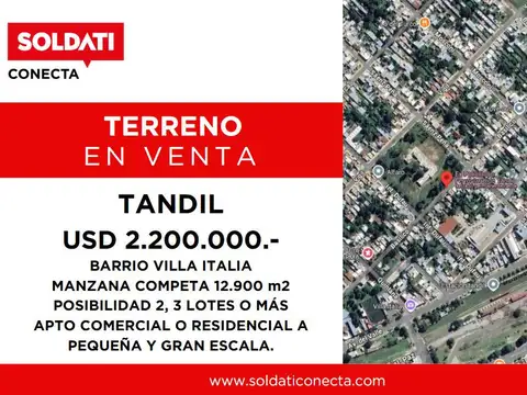 Terreno en Venta en Tandil, Partido de Tandil