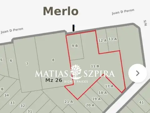 Terreno en Venta en San Antonio de Padua, Partido de Merlo