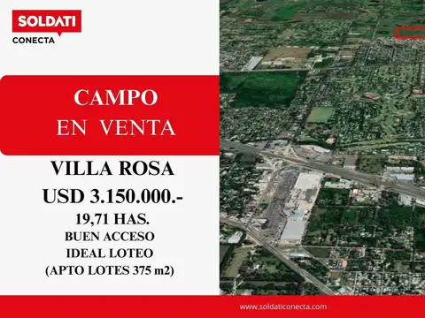 Terreno en Venta en Villa Rosa, Partido de Pilar
