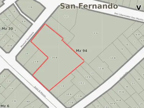 Terreno en Venta en San Fernando, Partido de San Fernando