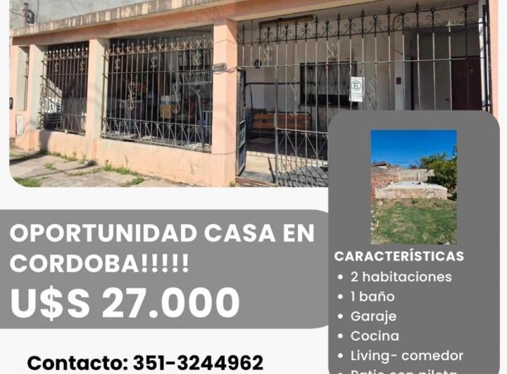 Casa · 1m² · 2 Ambientes · 1 Cochera