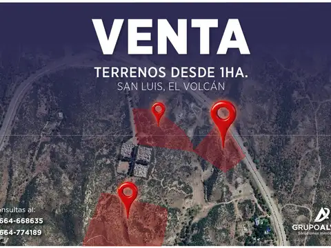 Terreno en Venta en El Volcán, Juan Martín de Pueyrredón