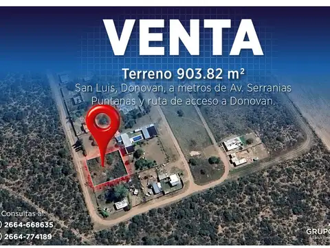Terreno en Venta en Juana Koslay, Juan Martín de Pueyrredón