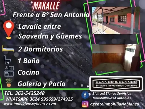 Casa en Venta en Makalle, General Donovan