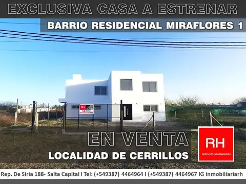 Casa en Venta en Cerrillos, Salta