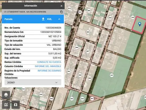 Terreno en Venta en Malvinas Argentinas, Colón