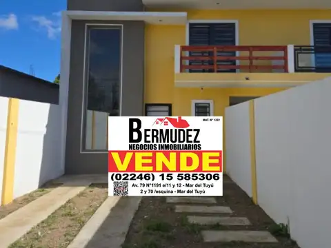 Casa en Venta en Mar del Tuyu, Partido de La Costa