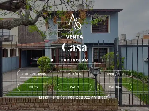 Casa en Venta en Hurlingham, Partido de Hurlingham