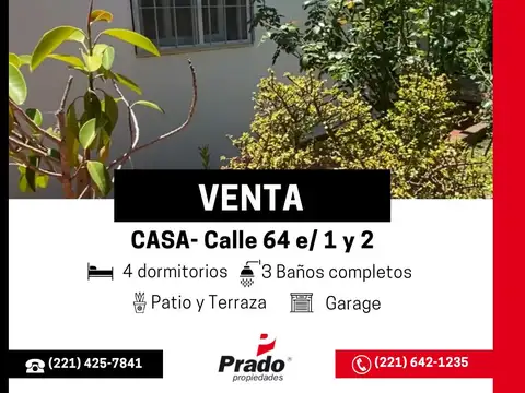 Casa en Venta en La Plata, Partido de La Plata