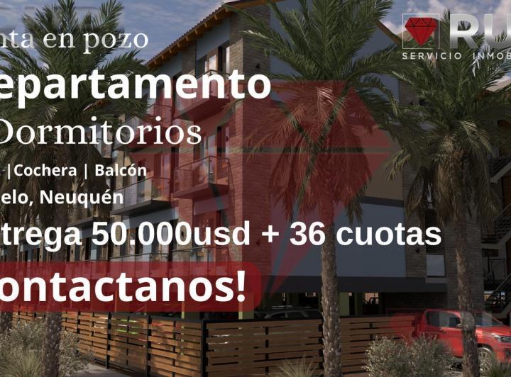 Departamento · 60m² · 3 Ambientes · 1 Cochera