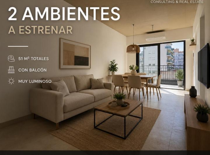 Departamento · 45m² · 2 Ambientes