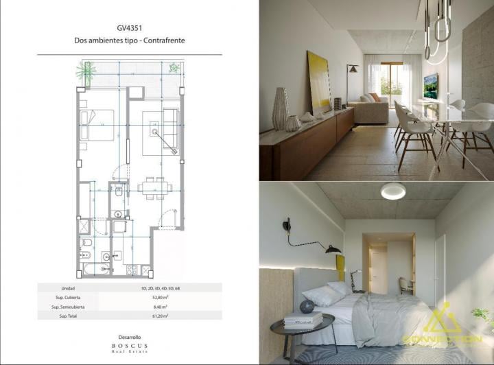 Departamento · 28m² · 1 Ambiente