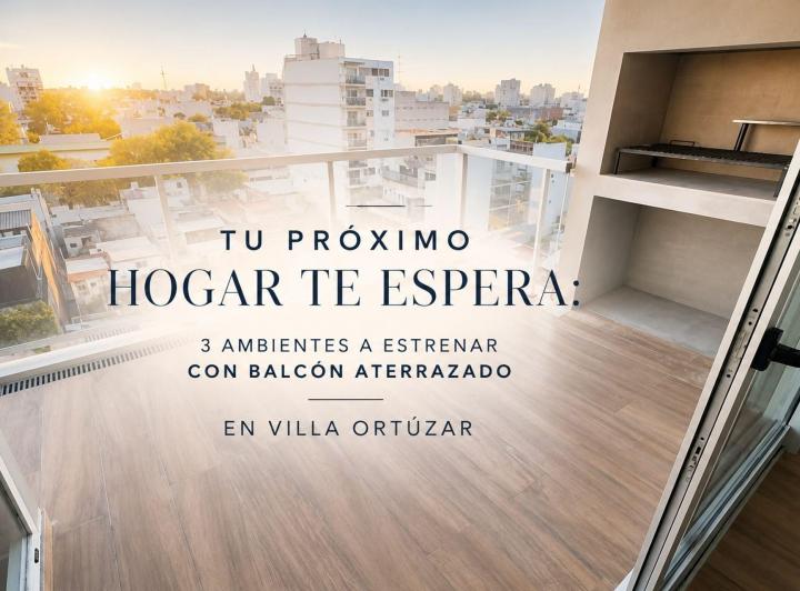 Departamento · 56m² · 3 Ambientes
