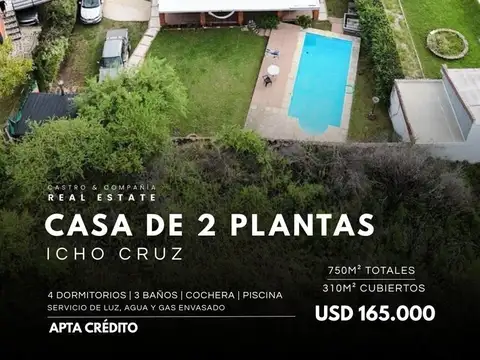 Casa en Venta en Villa Rio Icho Cruz, Punilla