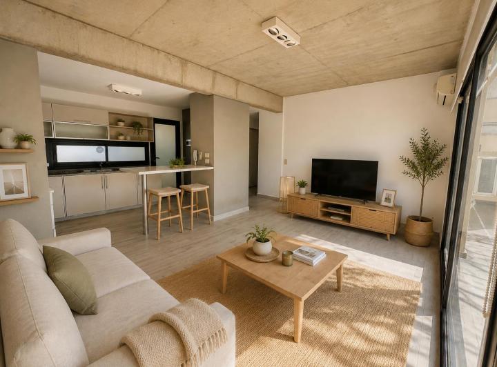 Departamento · 48m² · 2 Ambientes · 1 Cochera