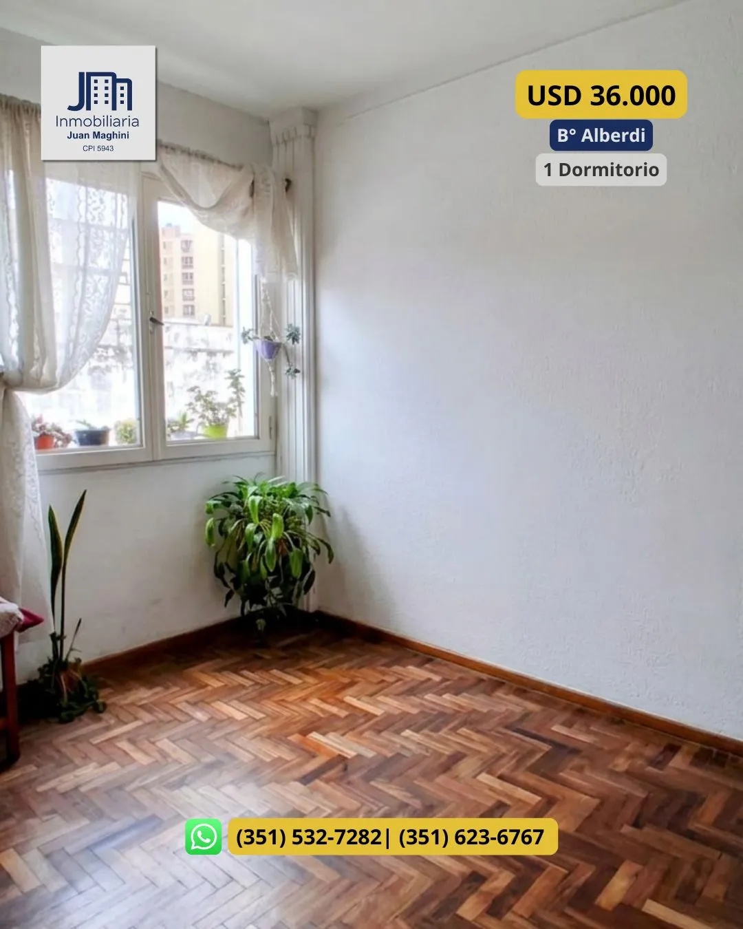 ¡OPORTUNIDAD EN ALBERDI! 1 DORMITORIO | 35 M² | a 2 cuadras de plaza Colón