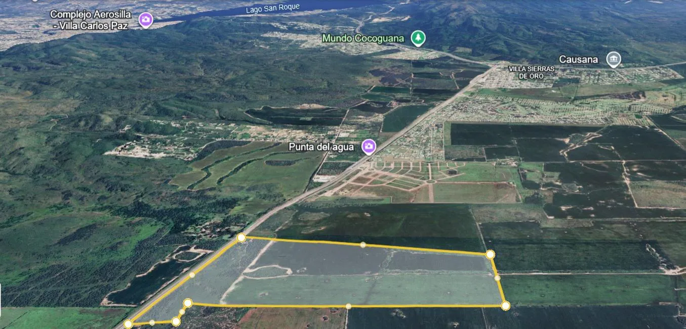 Macrolote desarrollo inmobiliario premium 120 hectareas C-45 Malagueño Cordoba $...