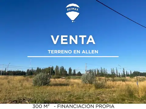 Terreno en Venta en Allen, General Roca