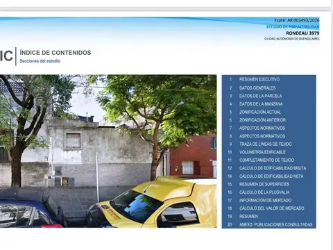 Terreno en Venta en Boedo, Capital Federal