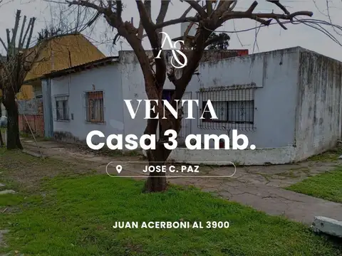 Casa en Venta en José Clemente Paz, Partido de José C. Paz