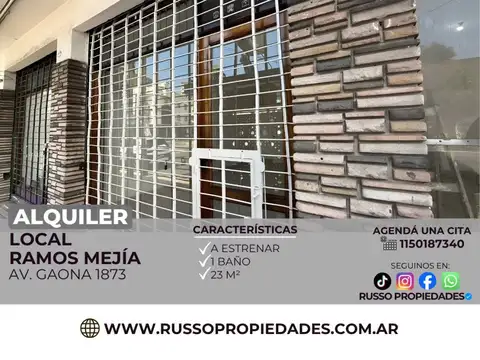 Local en Alquiler en Ramos Mejía, Partido de La Matanza