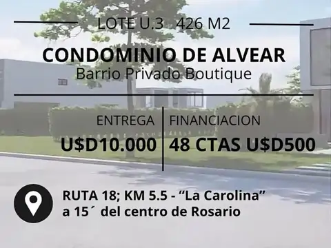Terreno en Venta en Alvear, Rosario