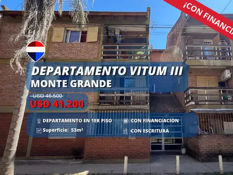 Departamento en Venta en Monte Grande, Partido de Esteban Echeverría