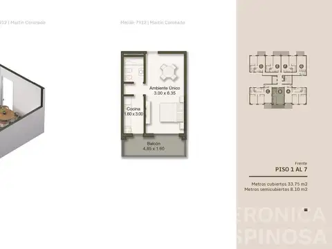 Departamento en Venta en Martin Coronado, Partido de Tres de Febrero