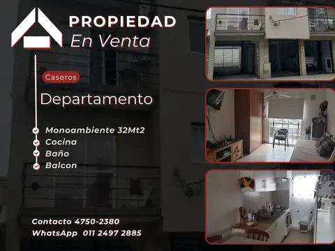 Departamento en Venta en Caseros, Partido de Tres de Febrero