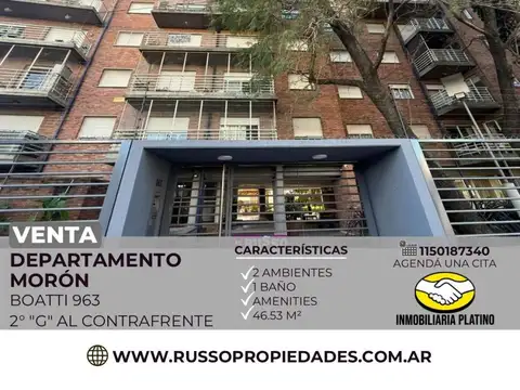Departamento en Venta en Moron, Partido de Morón