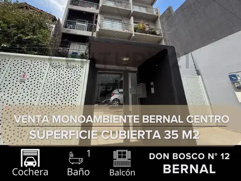 Departamento en Venta en Bernal, Partido de Quilmes