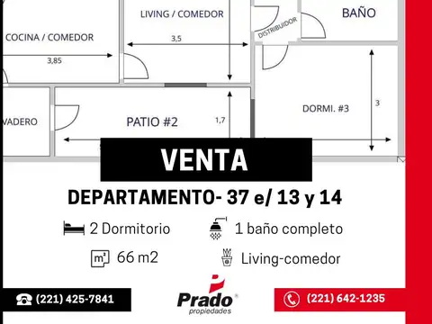 Departamento en Venta en Barrio Norte, La Plata