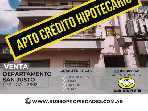 Departamento en Venta en San Justo, Partido de La Matanza