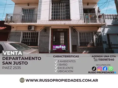 Departamento en Venta en San Justo, Partido de La Matanza