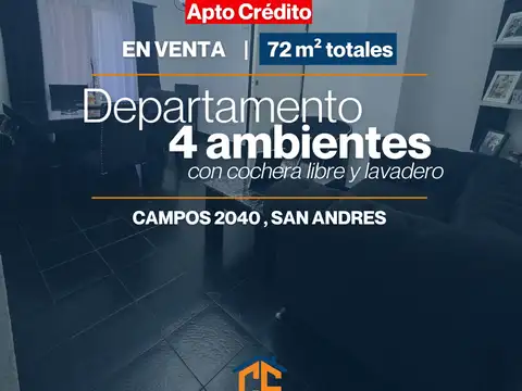 Departamento en Venta en Barrio Parque San Martin, General San Martin