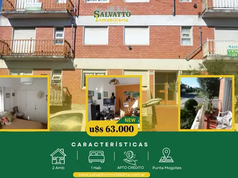 Departamento en Venta en Punta Mogotes, Mar del Plata