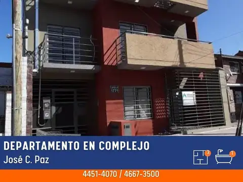 Departamento en Venta en Jose Clemente Paz, Partido de José C. Paz