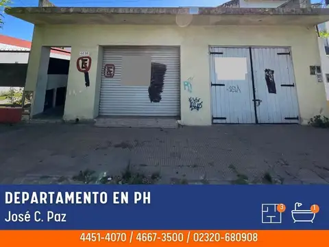 Departamento en Venta en Jose Clemente Paz, Partido de José C. Paz