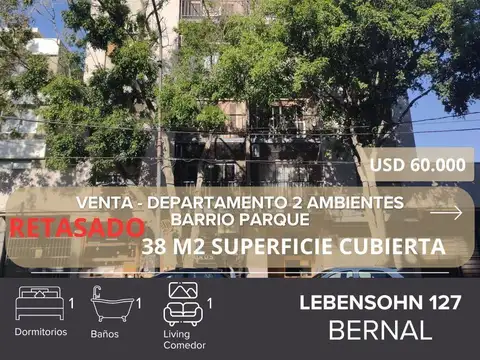 Departamento en Venta en Barrio Parque., Bernal