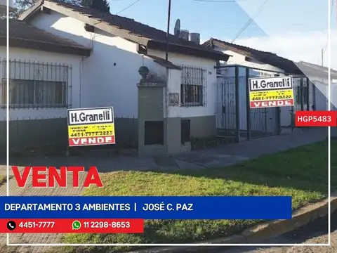 Departamento en Venta en Jose Clemente Paz, Partido de José C. Paz